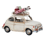 Clayre & Eef | Decoratie Model Auto Wit 27x13x17 cm | 6Y1626 Clayre & Eef | Decoratie Model Auto Wit 27x13x17 cm | 6Y1626