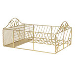 Clayre & Eef | Droogrek Goudkleurig 39x27x18 cm | 6Y2265GO Clayre & Eef | Droogrek Goudkleurig 39x27x18 cm | 6Y2265GO
