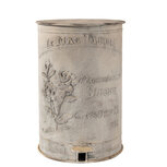 Clayre & Eef | Pedaalemmer Wit 29x35x45 cm / 12000 ml | 6Y2370 Clayre & Eef | Pedaalemmer Wit 29x35x45 cm / 12000 ml | 6Y2370