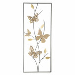 Clayre & Eef | Wanddecoratie vlinders Geel 25x3x61 cm | 6Y2948 Clayre & Eef | Wanddecoratie vlinders Geel 25x3x61 cm | 6Y2948