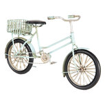 Clayre & Eef | Decoratie Miniatuur Fiets Blauw 23x7x13 cm | 6Y3387 Clayre & Eef | Decoratie Miniatuur Fiets Blauw 23x7x13 cm | 6Y3387