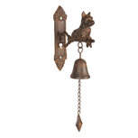 Clayre & Eef | Ouderwetse Deurbel Gietijzer Hond Bruin 6x16x38 cm | 6Y3481 Clayre & Eef | Ouderwetse Deurbel Gietijzer Hond Bruin 6x16x38 cm | 6Y3481