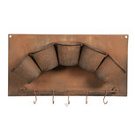 Clayre & Eef | Plantenstandaard Binnen Bruin 58x13x30 cm | 6Y3575 Clayre & Eef | Plantenstandaard Binnen Bruin 58x13x30 cm | 6Y3575