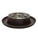 Clayre & Eef | Voerbak Hond Kat Bruin ø 22x5 cm / 200 ml | 6Y3672 Clayre & Eef | Voerbak Hond Kat Bruin ø 22x5 cm / 200 ml | 6Y3672