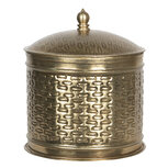 Clayre & Eef | Decoratief Opbergdoosje Koperkleurig ø 18x20 cm | 6Y4050 Clayre & Eef | Decoratief Opbergdoosje Koperkleurig ø 18x20 cm | 6Y4050