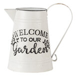 Clayre & Eef | Decoratie Kan Wit 26x17x25 cm | 6Y4248