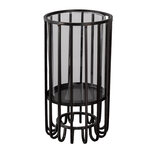 Clayre & Eef | Windlicht Zwart ø 16x30 cm | 6Y4286