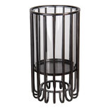 Clayre & Eef | Windlicht Zwart ø 14x25 cm | 6Y4287