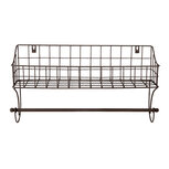 Clayre & Eef | Handdoekhouder Bruin 44x12x25 cm | 6Y4305 Clayre & Eef | Handdoekhouder Bruin 44x12x25 cm | 6Y4305