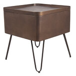Clayre & Eef | Bijzettafel Koperkleurig 45x45x50 cm | 6Y4330 Clayre & Eef | Bijzettafel Koperkleurig 45x45x50 cm | 6Y4330