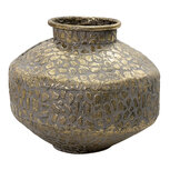 Clayre & Eef | Vaas Goudkleurig ø 27x21 cm | 6Y4528 Clayre & Eef | Vaas Goudkleurig ø 27x21 cm | 6Y4528