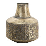 Clayre & Eef | Vaas Koperkleurig ø 19x22 cm | 6Y4529 Clayre & Eef | Vaas Koperkleurig ø 19x22 cm | 6Y4529