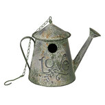 Clayre & Eef | Vogelhuis Grijs, Groen 30x19x25 cm | 6Y4579 Clayre & Eef | Vogelhuis Grijs, Groen 30x19x25 cm | 6Y4579