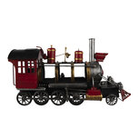 Clayre & Eef | Decoratie Miniatuur Trein Rood 42x13x23 cm | 6Y4615 Clayre & Eef | Decoratie Miniatuur Trein Rood 42x13x23 cm | 6Y4615