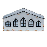 Clayre & Eef | Theelichthouder Huis Wit 36x12x18 cm | 6Y4653