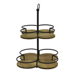 Clayre & Eef | Etagère Zwart, Bruin 31x31x46 cm | 6Y4683 Clayre & Eef | Etagère Zwart, Bruin 31x31x46 cm | 6Y4683