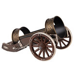 Clayre & Eef | Flessenhouder kanon Bruin 26x14x18 cm | 6Y4949 Clayre & Eef | Flessenhouder kanon Bruin 26x14x18 cm | 6Y4949