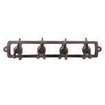 Clayre & Eef | Wandkapstok 4 haken Staarten Bruin 36x6x8 cm | 6Y5316 Clayre & Eef | Wandkapstok 4 haken Staarten Bruin 36x6x8 cm | 6Y5316