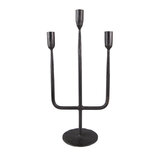 Clayre & Eef | Kandelaar Zwart 21x12x43 cm | 6Y5443 Clayre & Eef | Kandelaar Zwart 21x12x43 cm | 6Y5443