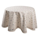 Clayre & Eef | Rond Tafelkleed Beige, Groen, Blauw, Bruin ø 170 cm | CAR07 Clayre & Eef | Rond Tafelkleed Beige, Groen, Blauw, Bruin ø 170 cm | CAR07