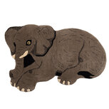 Clayre & Eef | Vloerkleed Olifant Grijs 60x90x2 cm | FOR0009 Clayre & Eef | Vloerkleed Olifant Grijs 60x90x2 cm | FOR0009