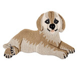 Clayre & Eef | Vloerkleed Hond Bruin, Grijs 60x90x2 cm | FOR0010 Clayre & Eef | Vloerkleed Hond Bruin, Grijs 60x90x2 cm | FOR0010