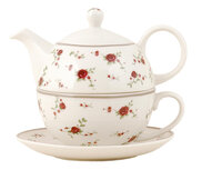Clayre & Eef | Tea for One Beige 17x15x14 cm / 400 ml | LPRTEFO Clayre & Eef | Tea for One Beige 17x15x14 cm / 400 ml | LPRTEFO