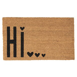Clayre & Eef | Deurmat Binnen Bruin, Zwart 75x45x1 cm | MC235 Clayre & Eef | Deurmat Binnen Bruin, Zwart 75x45x1 cm | MC235