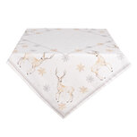 Clayre & Eef | Tafelkleed Wit, Beige 100x100 cm | PCH01 Clayre & Eef | Tafelkleed Wit, Beige 100x100 cm | PCH01