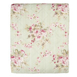 Clayre & Eef | Bedsprei Groen, Roze 240x260 cm | Q189.061 Clayre & Eef | Bedsprei Groen, Roze 240x260 cm | Q189.061