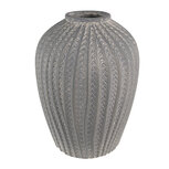 Clayre & Eef | Decoratie Vaas Grijs ø 21x28 cm | 6TE0485L Clayre & Eef | Decoratie Vaas Grijs ø 21x28 cm | 6TE0485L