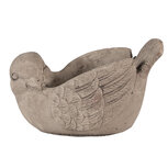 Clayre & Eef | Bloempot Binnen Vogel Beige 26x15x14 cm | 6TE0491 Clayre & Eef | Bloempot Binnen Vogel Beige 26x15x14 cm | 6TE0491