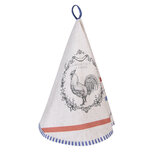 Clayre & Eef | Theedoek Beige ø 80 cm | DFR48 Clayre & Eef | Theedoek Beige ø 80 cm | DFR48