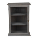 Clayre & Eef | Wandkast Grijs 33x15x50 cm | 6H1998G Clayre & Eef | Wandkast Grijs 33x15x50 cm | 6H1998G