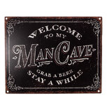 Clayre & Eef | Tekstbord Zwart 25x1x20 cm | 6Y5145 Clayre & Eef | Tekstbord Zwart 25x1x20 cm | 6Y5145