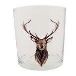 Clayre & Eef | Waterglas Transparant Bruin ø 8x9 cm / 250 ml | 6GL4084 Clayre & Eef | Waterglas Transparant Bruin ø 8x9 cm / 250 ml | 6GL4084