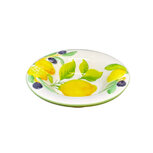 Schaal citroenen & olijven rond 16 cm wit geel | Serveerschaal | DEF019 | Piccobella Schaal citroenen & olijven rond 16 cm wit geel | Serveerschaal | DEF019 | Piccobella