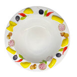 Pastabord diep reliëf pasta pepers 26 x 26 cm | EWP501 | Piccobella Pastabord diep reliëf pasta pepers 26 x 26 cm | EWP501 | Piccobella