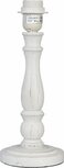 Clayre & Eef | Lampenvoet Ø 12*31 cm Wit Hout Rond Lampvoet Tafellamp | 6LMP011 Clayre & Eef | Lampenvoet Ø 12*31 cm Wit Hout Rond Lampvoet Tafellamp | 6LMP011