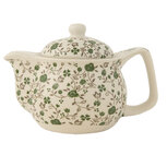 Clayre & Eef | Theepot met Filter Groen 16x9x11 cm / 400 ml | 6CETE0016 Clayre & Eef | Theepot met Filter Groen 16x9x11 cm / 400 ml | 6CETE0016