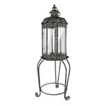 Clayre & Eef | Lantaarn Grijs 30x30x94 cm | 5Y1105