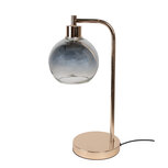 Clayre & Eef | Tafellamp Goudkleurig, Grijs 21x15x41 cm E27/max 1x60W | 6LMC0078 Clayre & Eef | Tafellamp Goudkleurig, Grijs 21x15x41 cm E27/max 1x60W | 6LMC0078