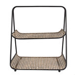 Clayre & Eef | Etagère 2 laags Bruin 40x22x46 cm | 6Y5361 Clayre & Eef | Etagère 2 laags Bruin 40x22x46 cm | 6Y5361