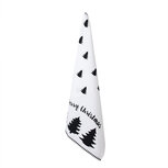 Clayre & Eef | Theedoek Wit, Zwart 50x70 cm | BWX42W Clayre & Eef | Theedoek Wit, Zwart 50x70 cm | BWX42W