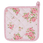 Clayre & Eef | Pannenlap Roze 20x20 cm | SWR45 Clayre & Eef | Pannenlap Roze 20x20 cm | SWR45