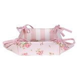 Clayre & Eef | Broodmand Roze 35x35x8 cm | SWR47 Clayre & Eef | Broodmand Roze 35x35x8 cm | SWR47
