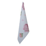 Clayre & Eef | Theedoek Wit, Roze 50x70 cm | VTG42-1 Clayre & Eef | Theedoek Wit, Roze 50x70 cm | VTG42-1
