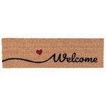 Clayre & Eef | Deurmat Binnen Bruin Zwart 75x22x2 cm | MC128 Clayre & Eef | Deurmat Binnen Bruin Zwart 75x22x2 cm | MC128