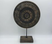 Ornament op voet groot vintage bruin / zwart hout 46 x 29,5 cm| 148109 | Home Sweet Home | Stoer & Sober Woonstijl Ornament op voet groot vintage bruin / zwart hout 46 x 29,5 cm| 148109 | Home Sweet Home | Stoer & Sober Woonstijl
