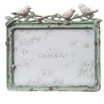 Clayre & Eef | Fotolijst Groen 14x2x12 cm / 13x9 cm | 2F0395 Clayre & Eef | Fotolijst Groen 14x2x12 cm / 13x9 cm | 2F0395